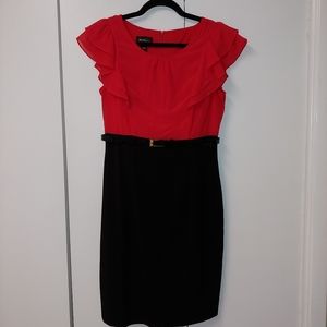 Like New Alyx Flutter Sleeve Belted Dress, Size 6